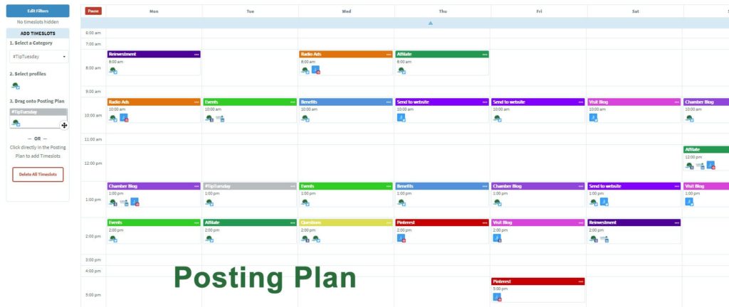 Example of a Posting Plan