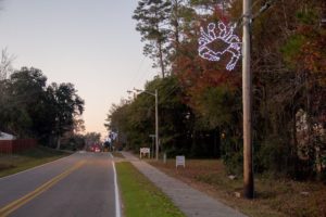 Little River Christmas street lights