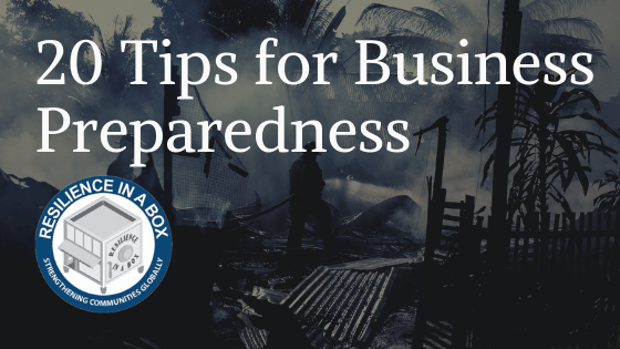 20 Tips for Business Preparedness