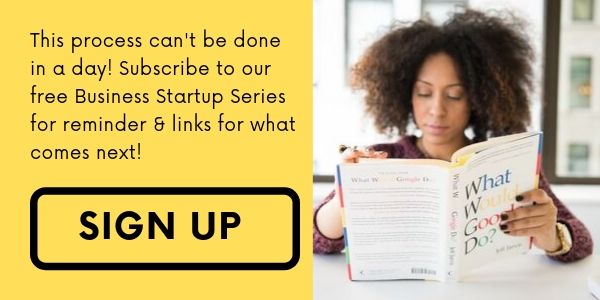 Sign up for Free Business Startup Series