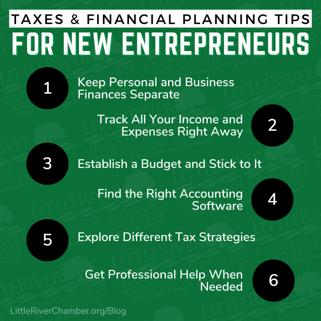 6 Taxes & Financial Planning Tips for New Entrepreneurs