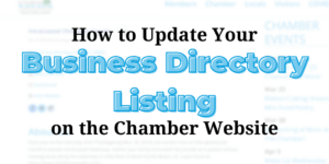 how to update your business directory listing on the chamber website